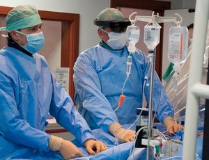 Novel cardiac surgery performed at the University Hospital using HoloLens