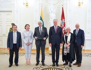 President of Lithuania awards two JU professors