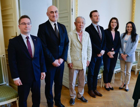 Chairman of the Nippon Foundation visits the Jagiellonian University