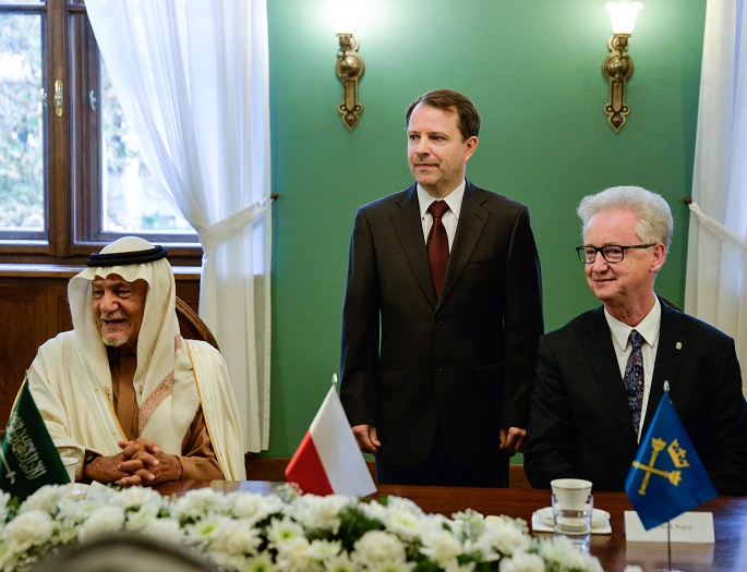 HRH Prince Turki Al Faisal visits the Jagiellonian University